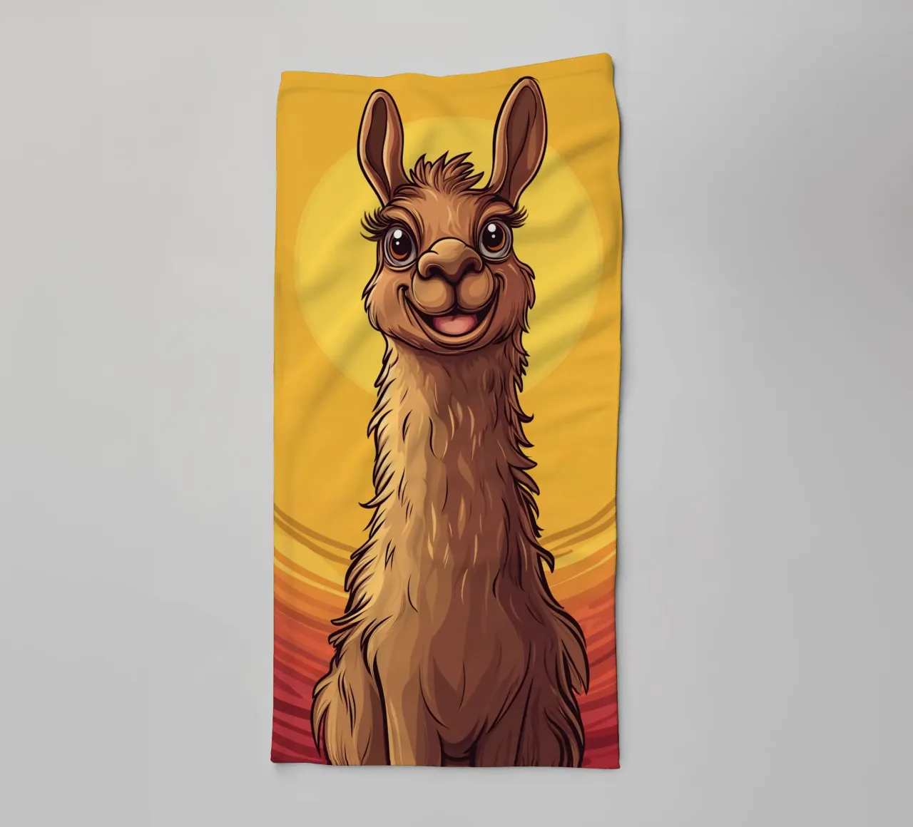 Happy Llama asciugamano da bagno da Synthaira