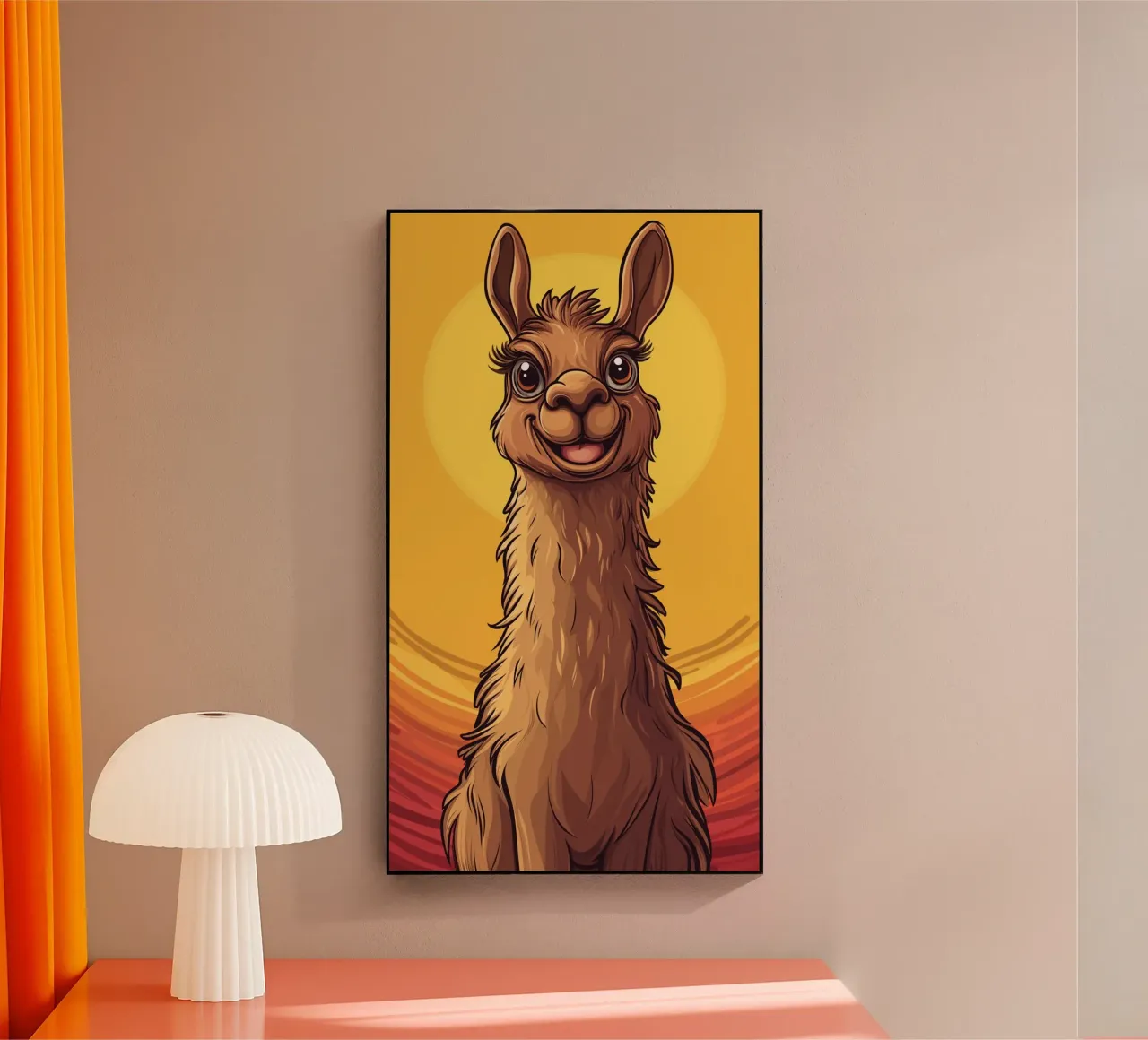 Happy Llama plexiglass da SternchenStudio