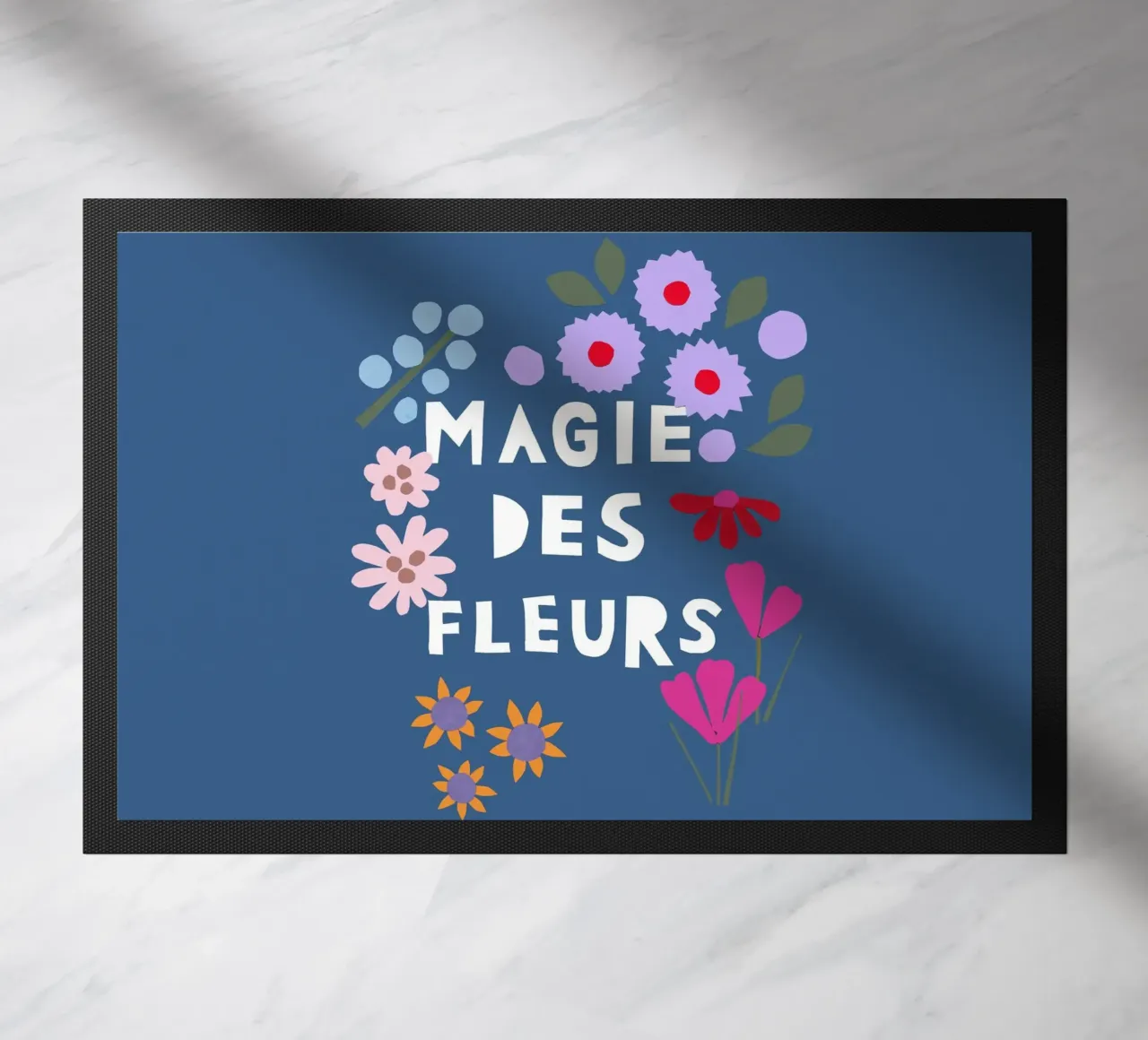 Magie des Fleurs blau zerbino da Iris Knabenschuh Design
