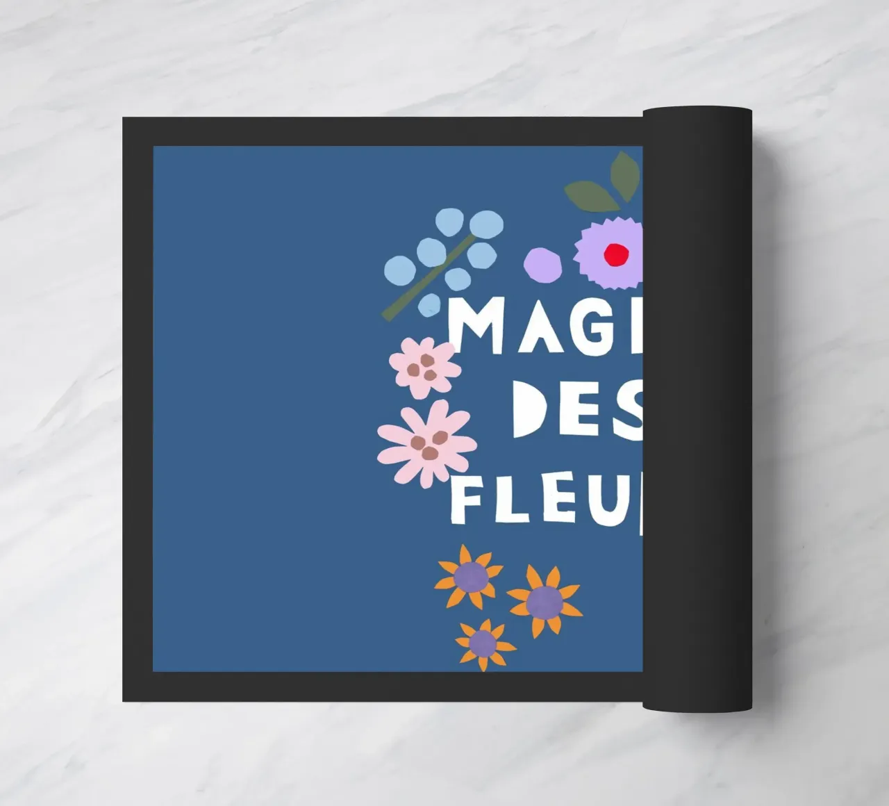 Magie des Fleurs blau zerbino da Iris Knabenschuh Design