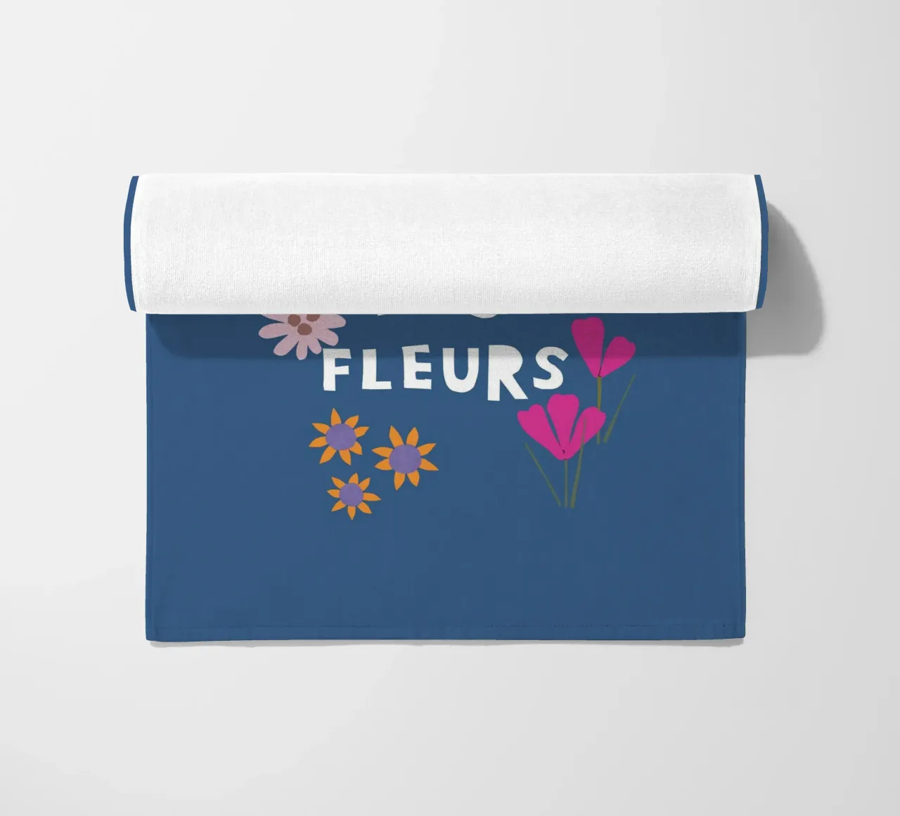 Magie des Fleurs blau telo mare da Iris Knabenschuh Design