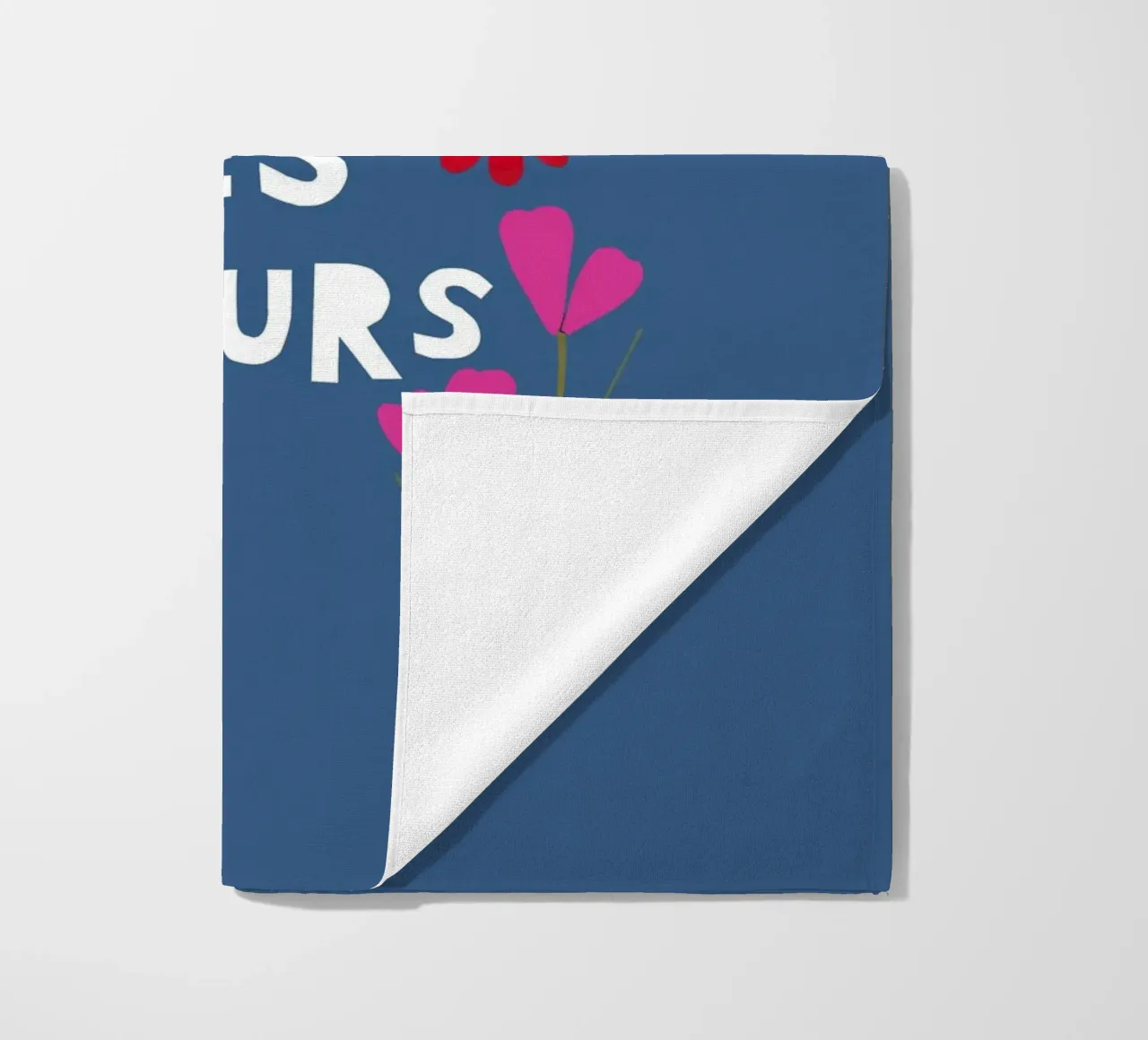 Magie des Fleurs blau telo mare da Iris Knabenschuh Design