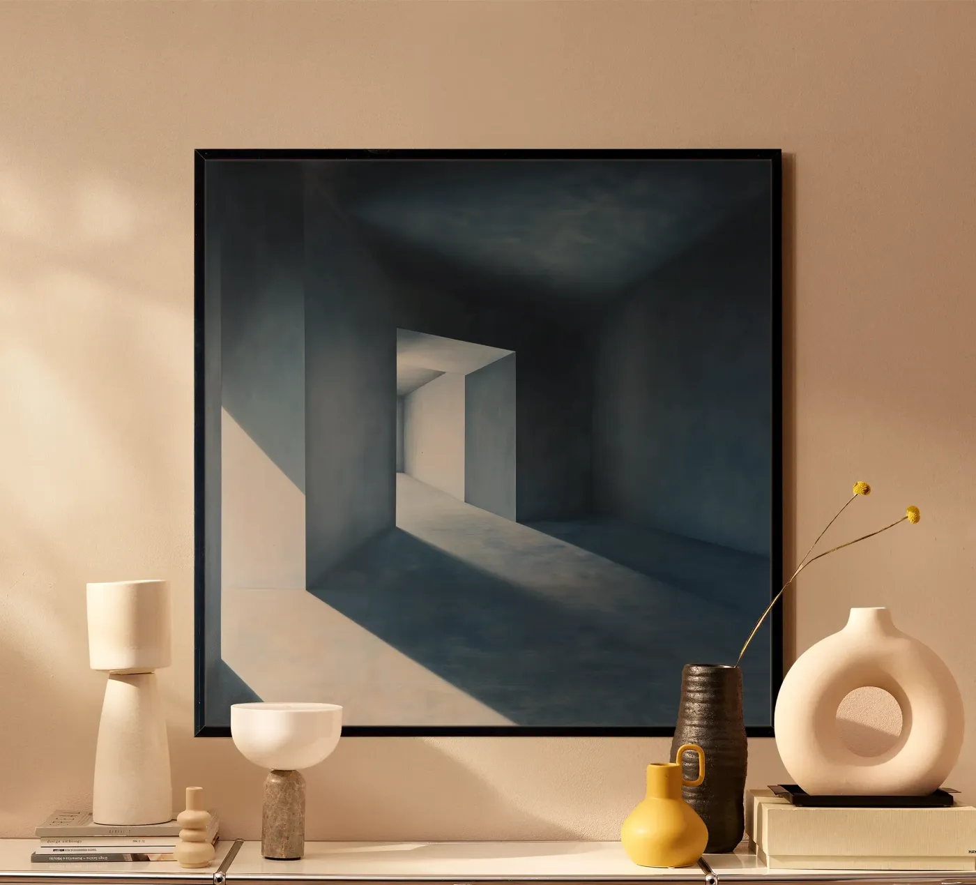 Labirinto blu poster da Synthaira