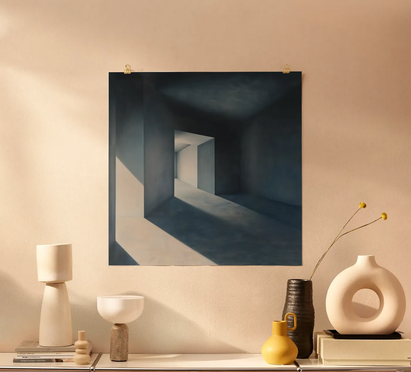 Blue Labyrinth poster by Synthaira