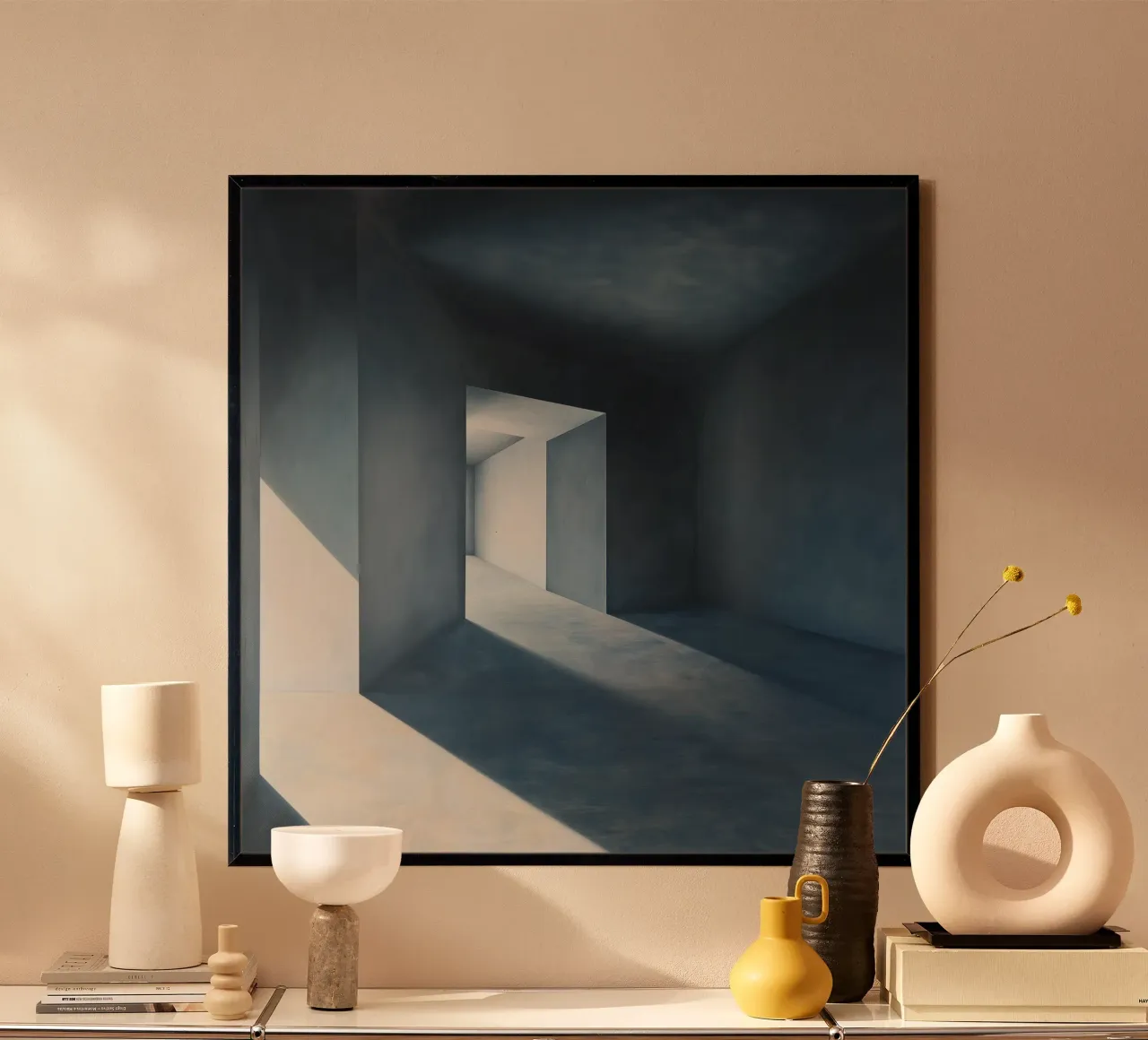 Labirinto blu poster da Synthaira