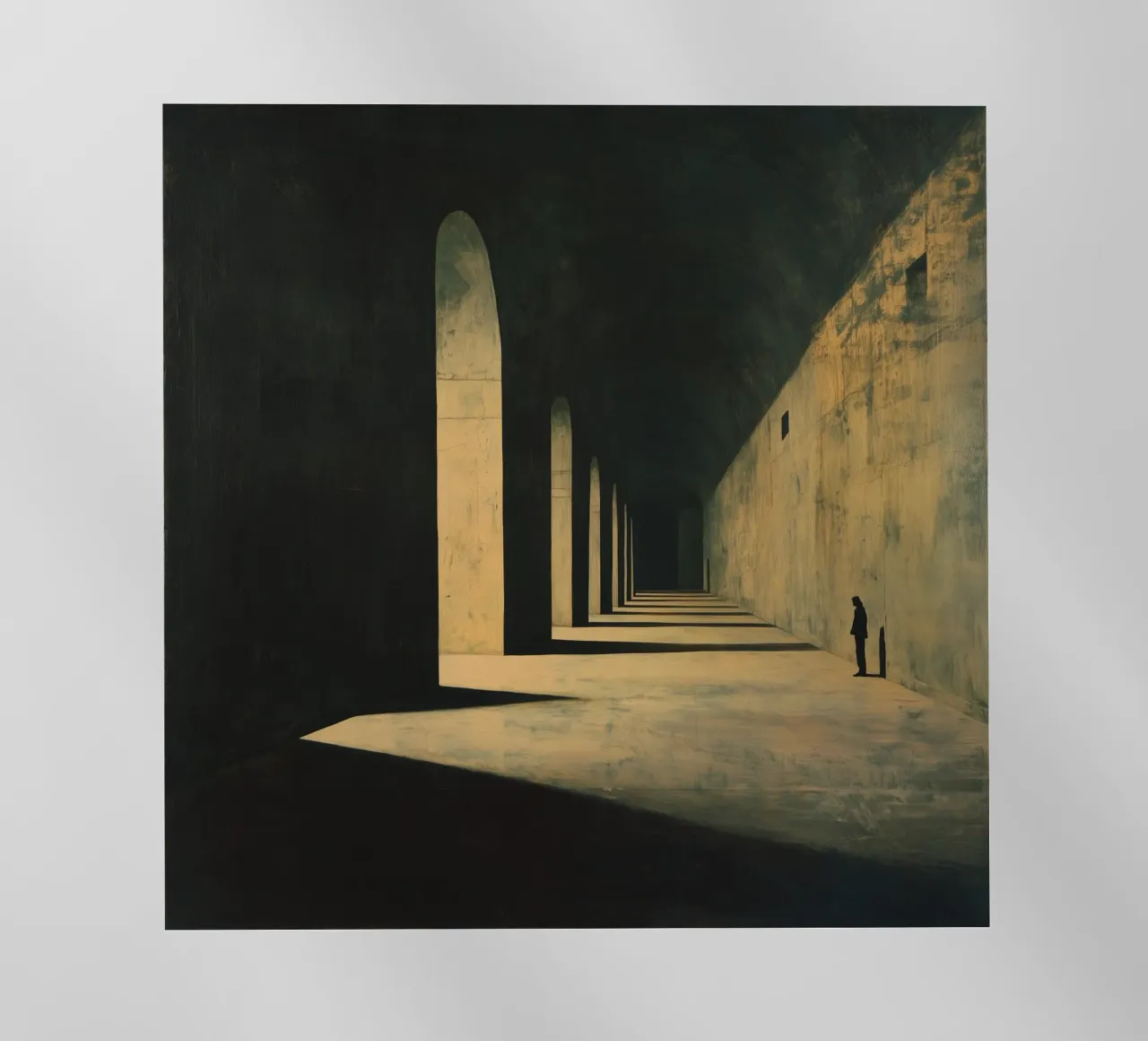 Ombre Labyrinth backlit folie van Synthaira