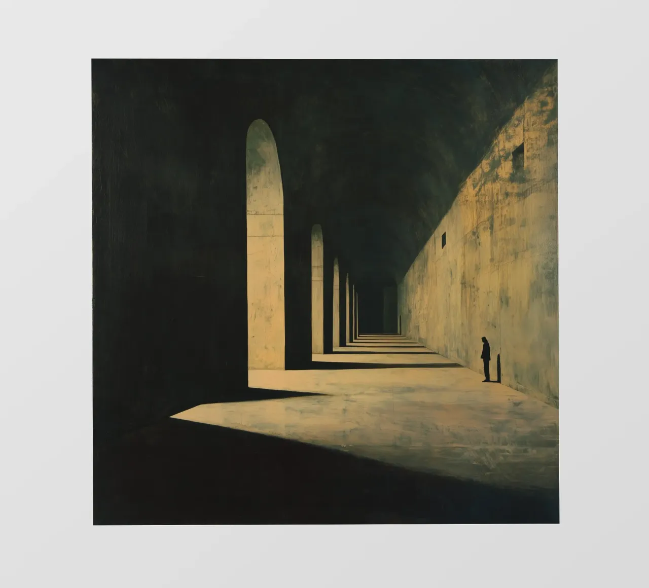 Ombre Labyrinth backlit folie van Synthaira