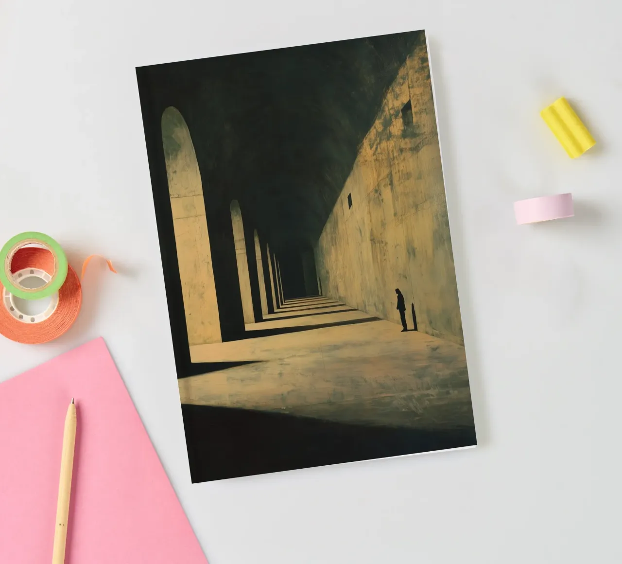 Ombre Labyrinth notitieboek van Synthaira