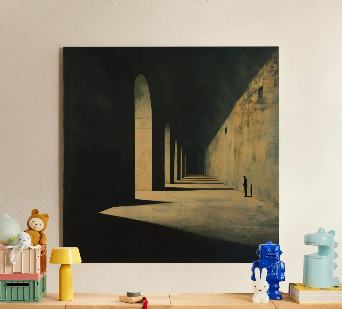 Ombre Labyrinth acrylic glass by Synthaira