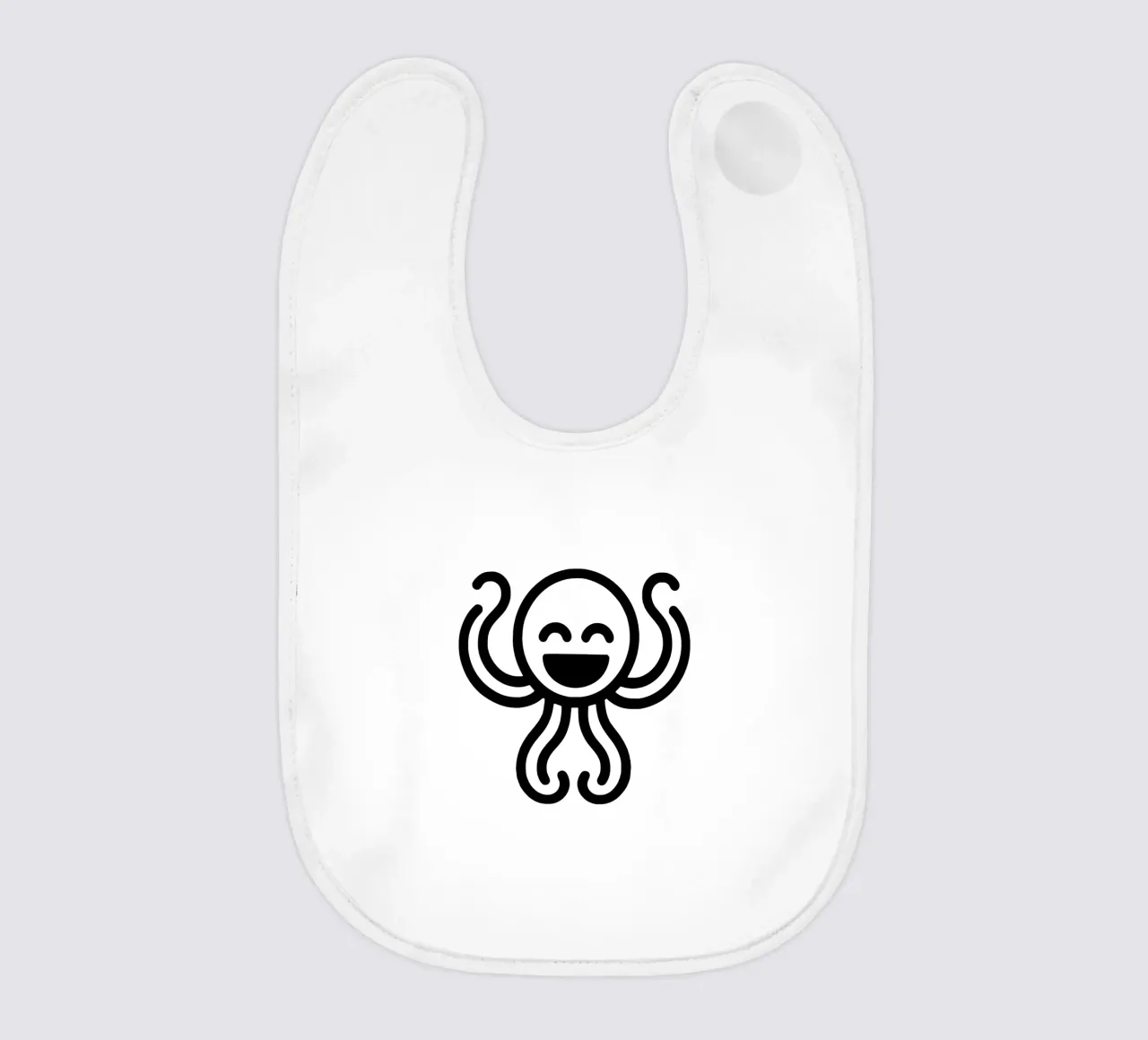 Deep Sea Buddy - Polpo ridente Giocoso e affascinante bavaglino da Bold & Simple