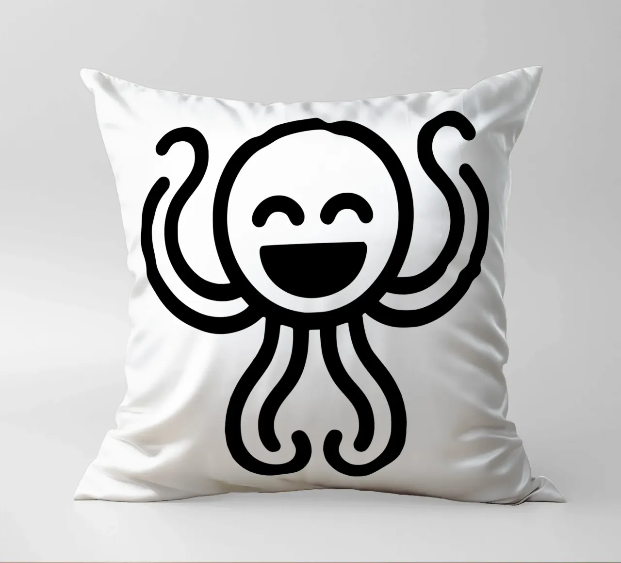 Deep Sea Buddy - Polpo ridente Giocoso e affascinante cuscino da Bold & Simple