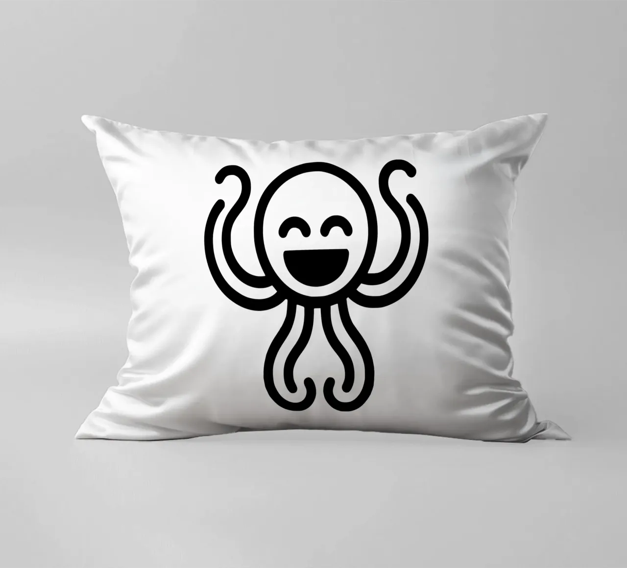 Deep Sea Buddy - Polpo ridente Giocoso e affascinante cuscino da Bold & Simple