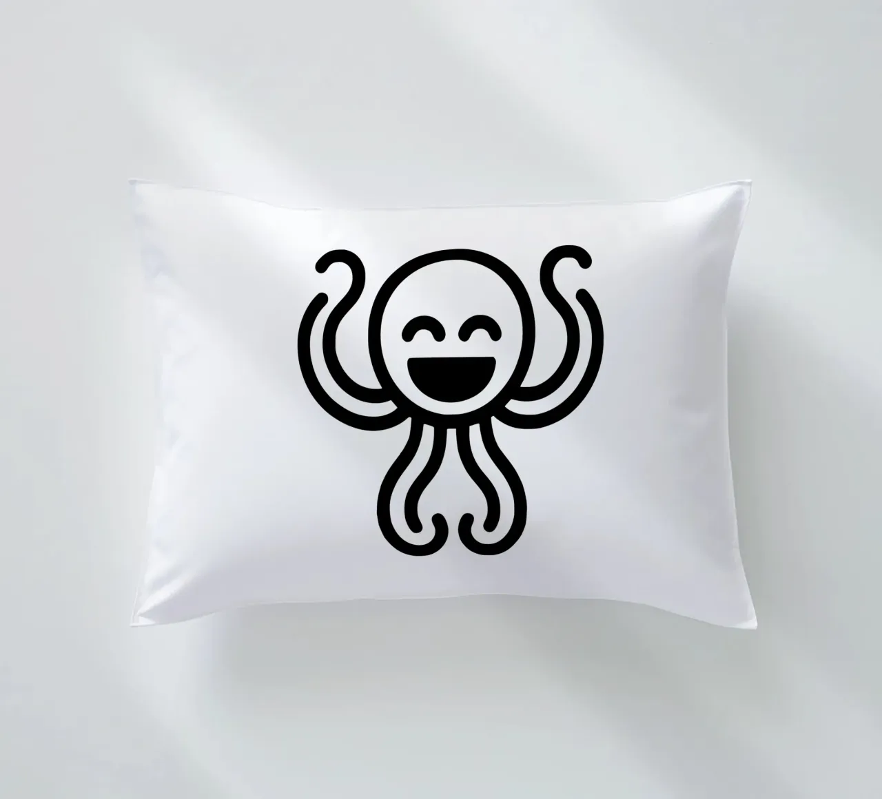 Deep Sea Buddy - Polpo ridente Giocoso e affascinante cuscino da Bold & Simple
