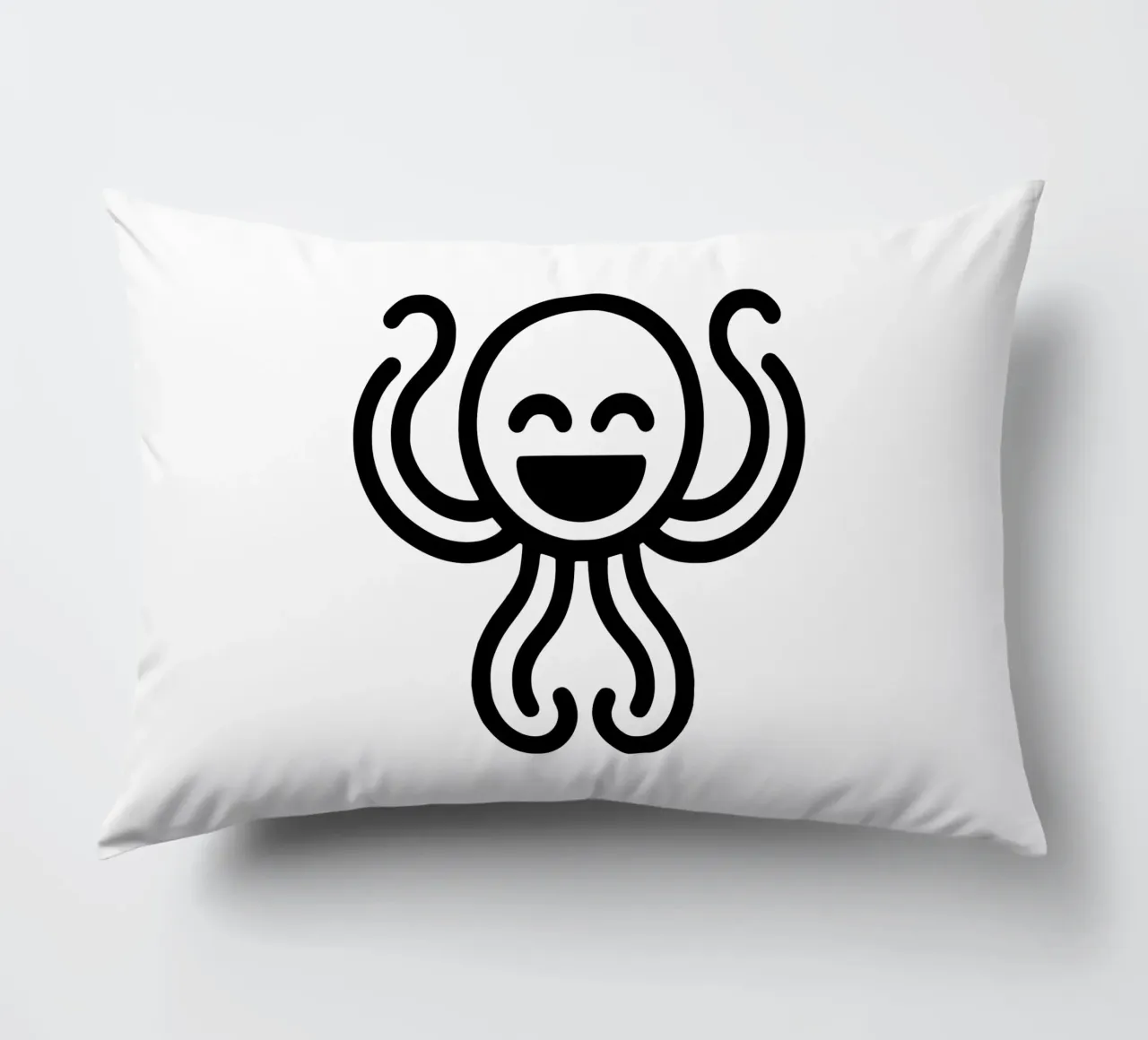 Deep Sea Buddy - Polpo ridente Giocoso e affascinante cuscino da Bold & Simple