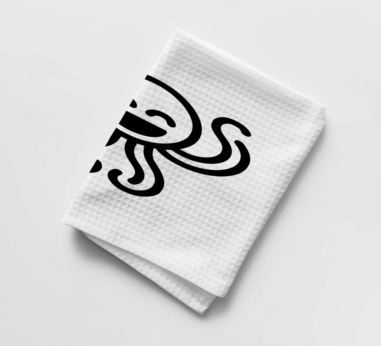 Deep Sea Buddy - Polpo ridente Giocoso e affascinante canovaccio da cucina da Bold & Simple