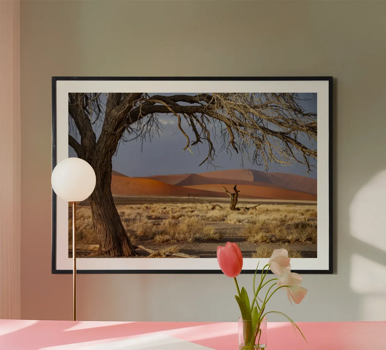 Sossusvlei Dünen Namibia carta hahnemühle da Reisefotografie - Bilder aus aller Welt