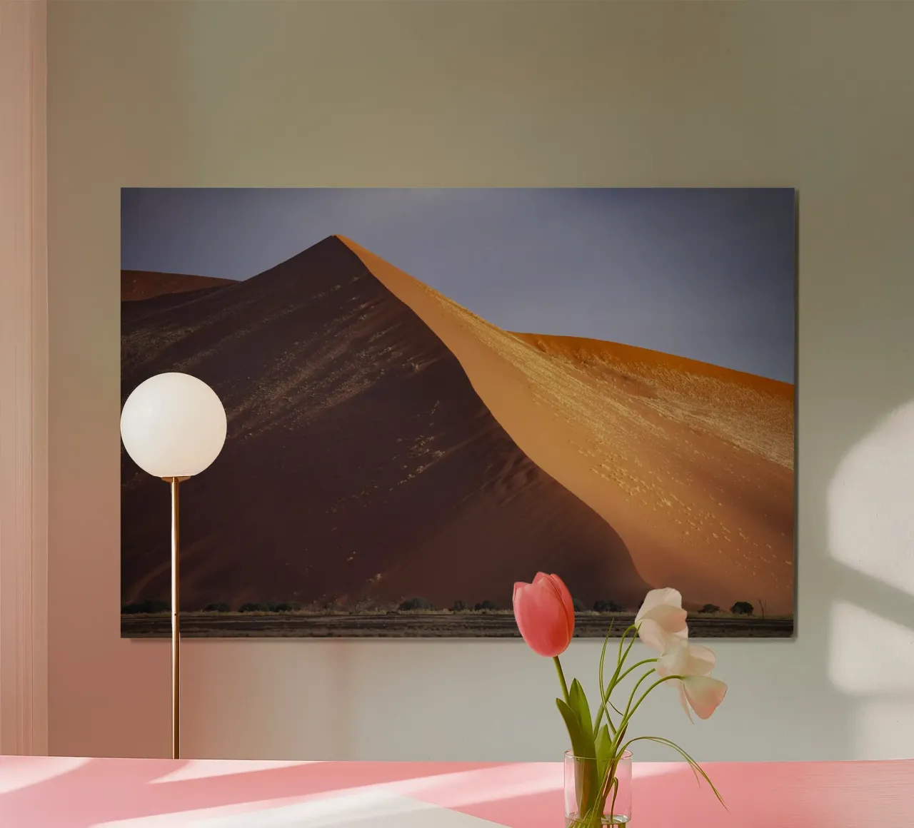 Sossusvlei Dünen Namibia carta hahnemühle da Reisefotografie - Bilder aus aller Welt