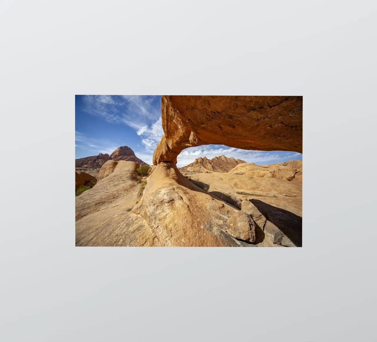 Felsboge n Spitzkoppe, Namibia sticker by Reisefotografie - Bilder aus aller Welt