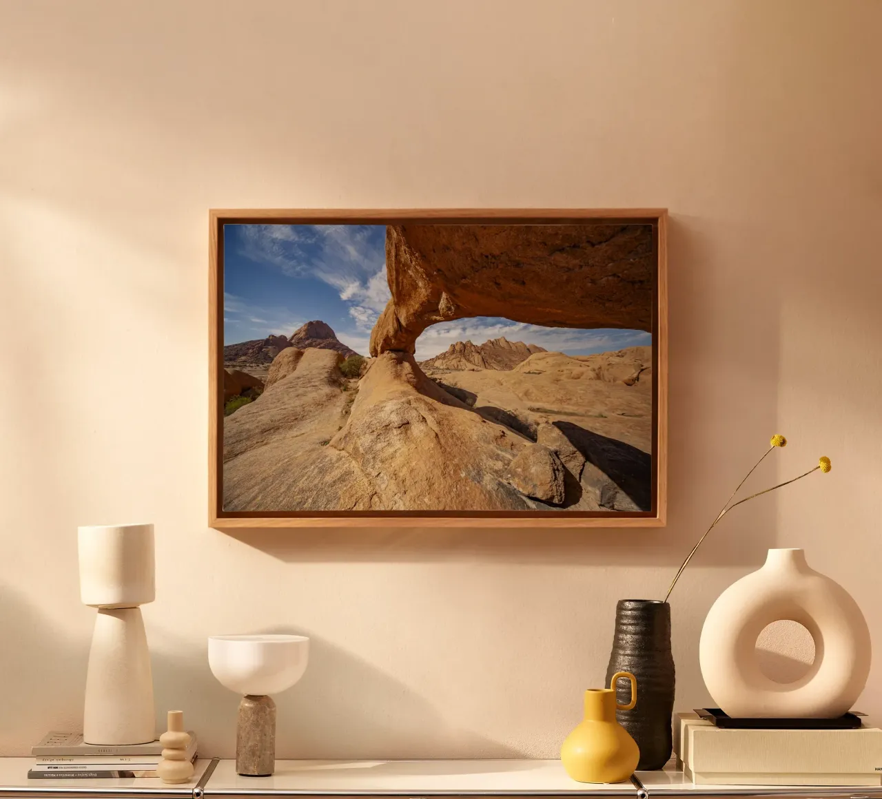 Felsboge n Spitzkoppe, Namibia tela da Reisefotografie - Bilder aus aller Welt
