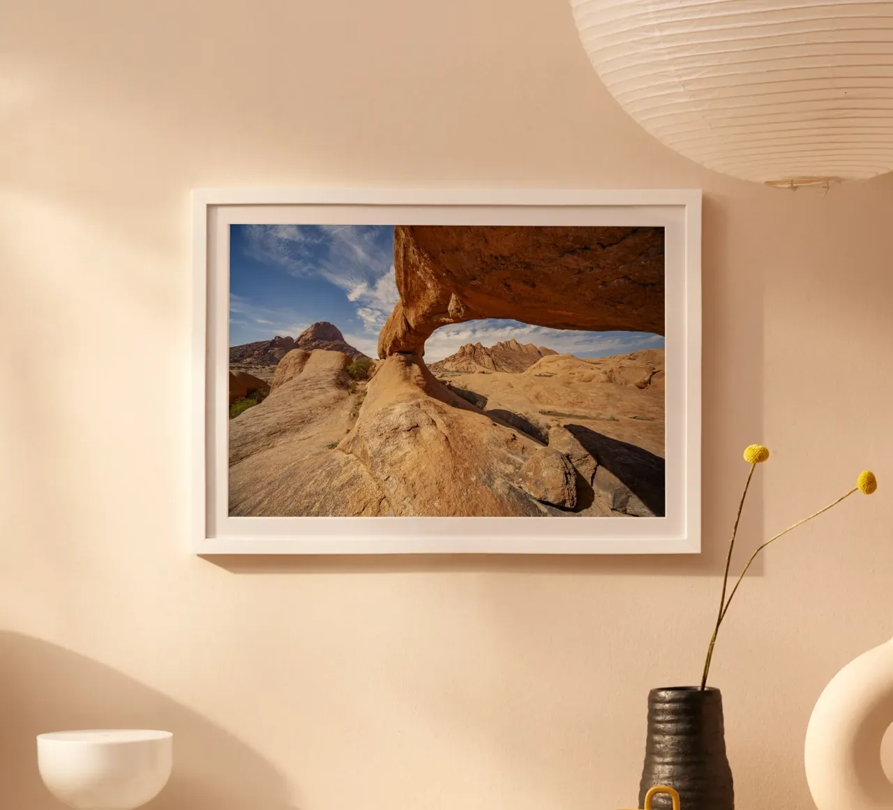 Felsboge n Spitzkoppe, Namibia carta hahnemühle da Reisefotografie - Bilder aus aller Welt
