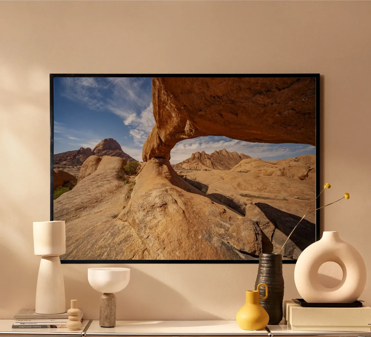 Felsboge n Spitzkoppe, Namibia carta hahnemühle da Reisefotografie - Bilder aus aller Welt