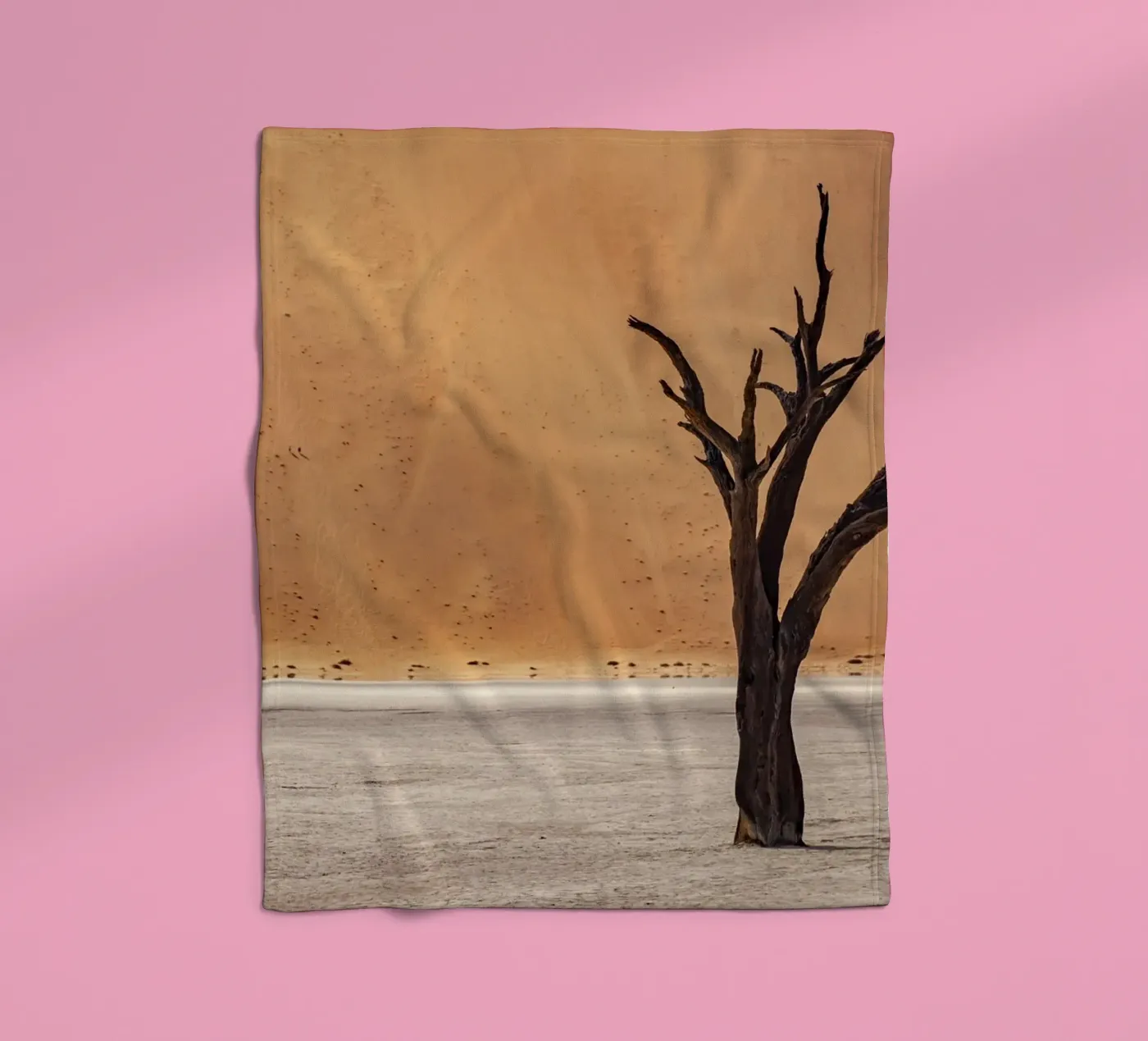 Deadvlei Namibia Fleecedecke von Reisefotografie - Bilder aus aller Welt