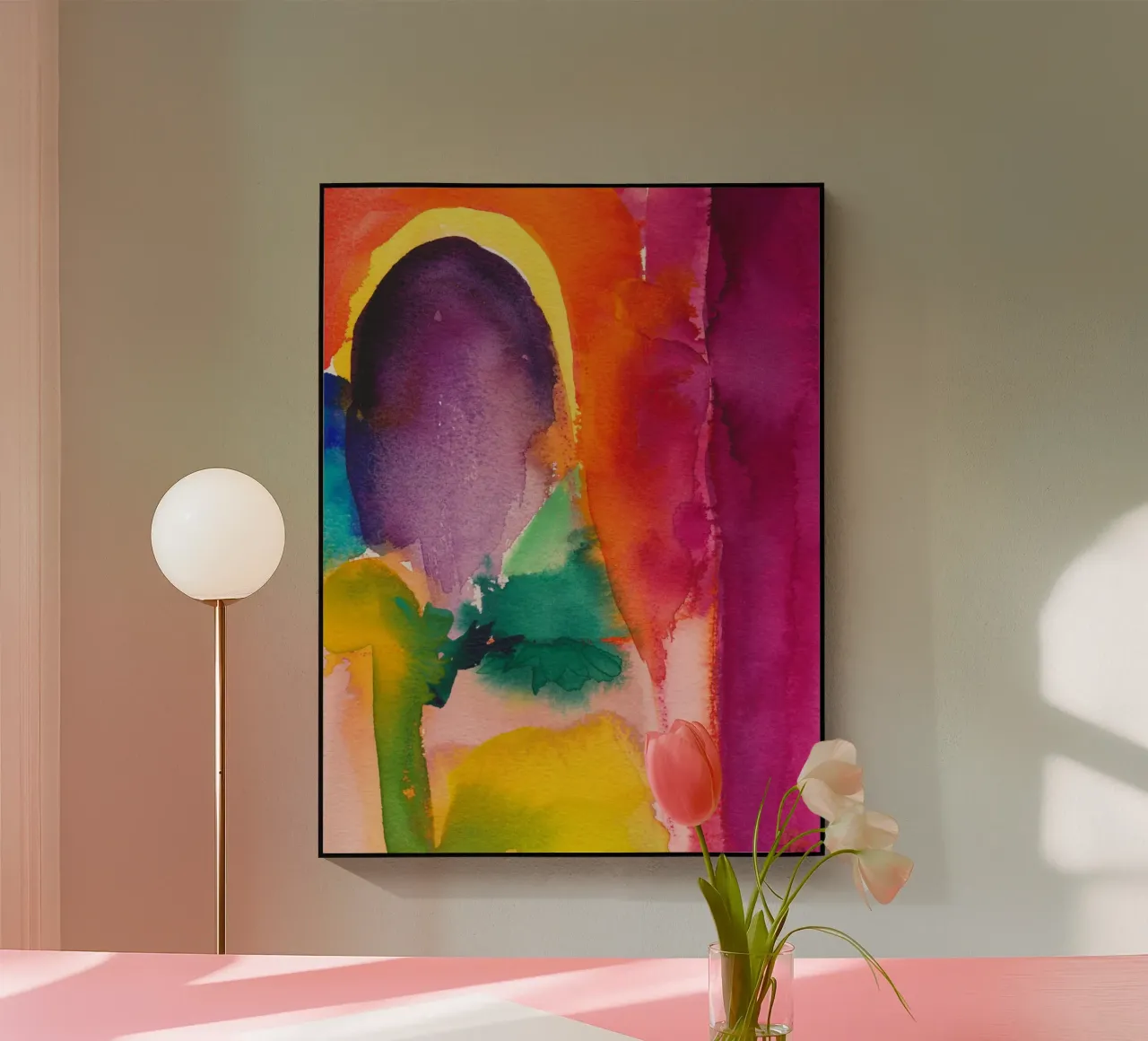 Remembering Morocco plexiglass da Corinne Korda Studio