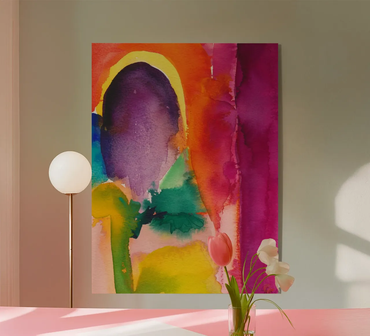 Remembering Morocco plexiglass da Corinne Korda Studio