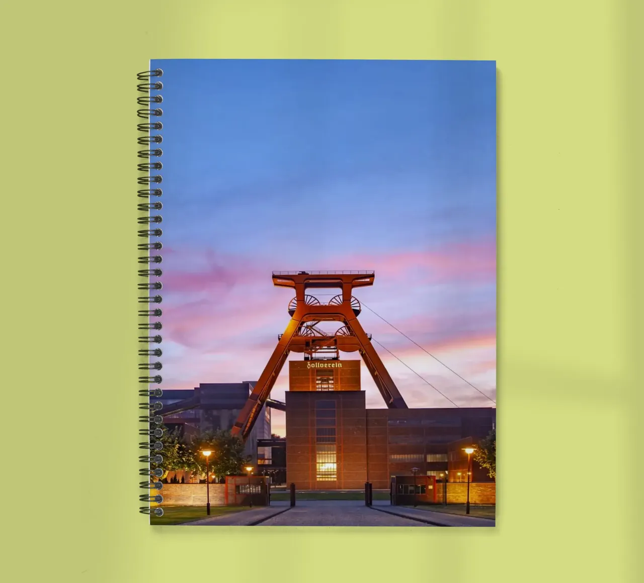 Zeche Zollverein notitieboek met spiraal van Reisefotografie - Bilder aus aller Welt