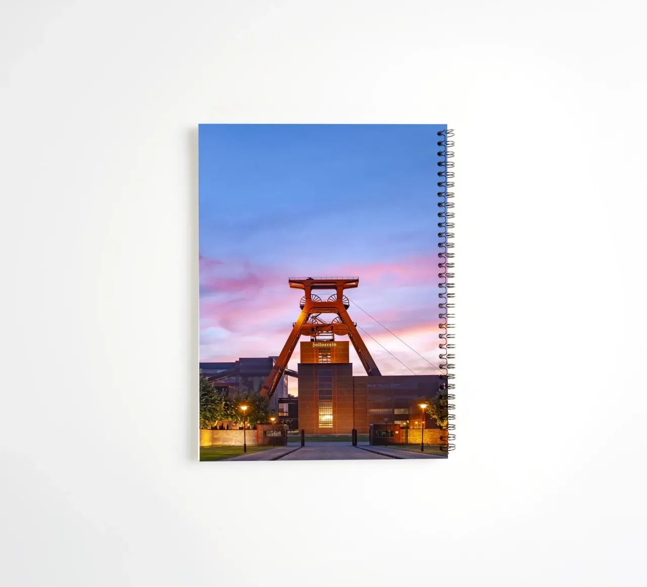 Zeche Zollverein notitieboek met spiraal van Reisefotografie - Bilder aus aller Welt