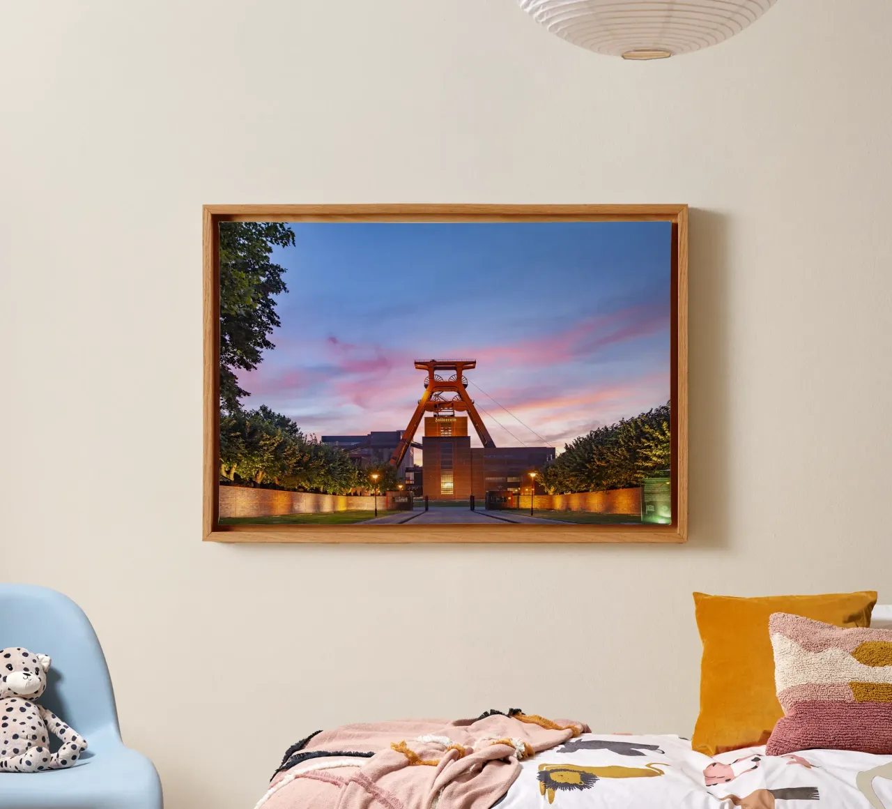 Zeche Zollverein canvas with Floater frame by Reisefotografie - Bilder aus aller Welt