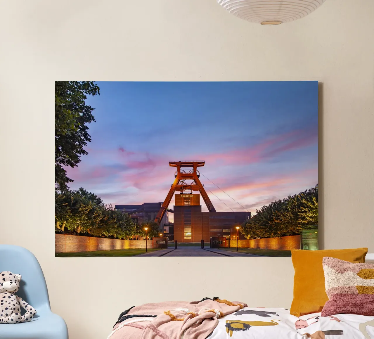 Zeche Zollverein canvas with Floater frame by Reisefotografie - Bilder aus aller Welt