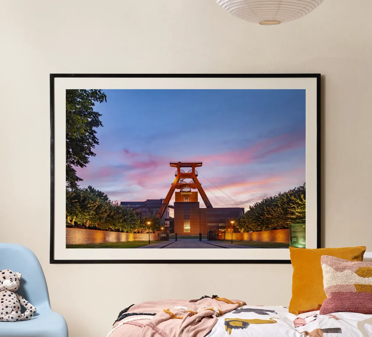 Zeche Zollverein poster con telaio in plastica da Reisefotografie - Bilder aus aller Welt