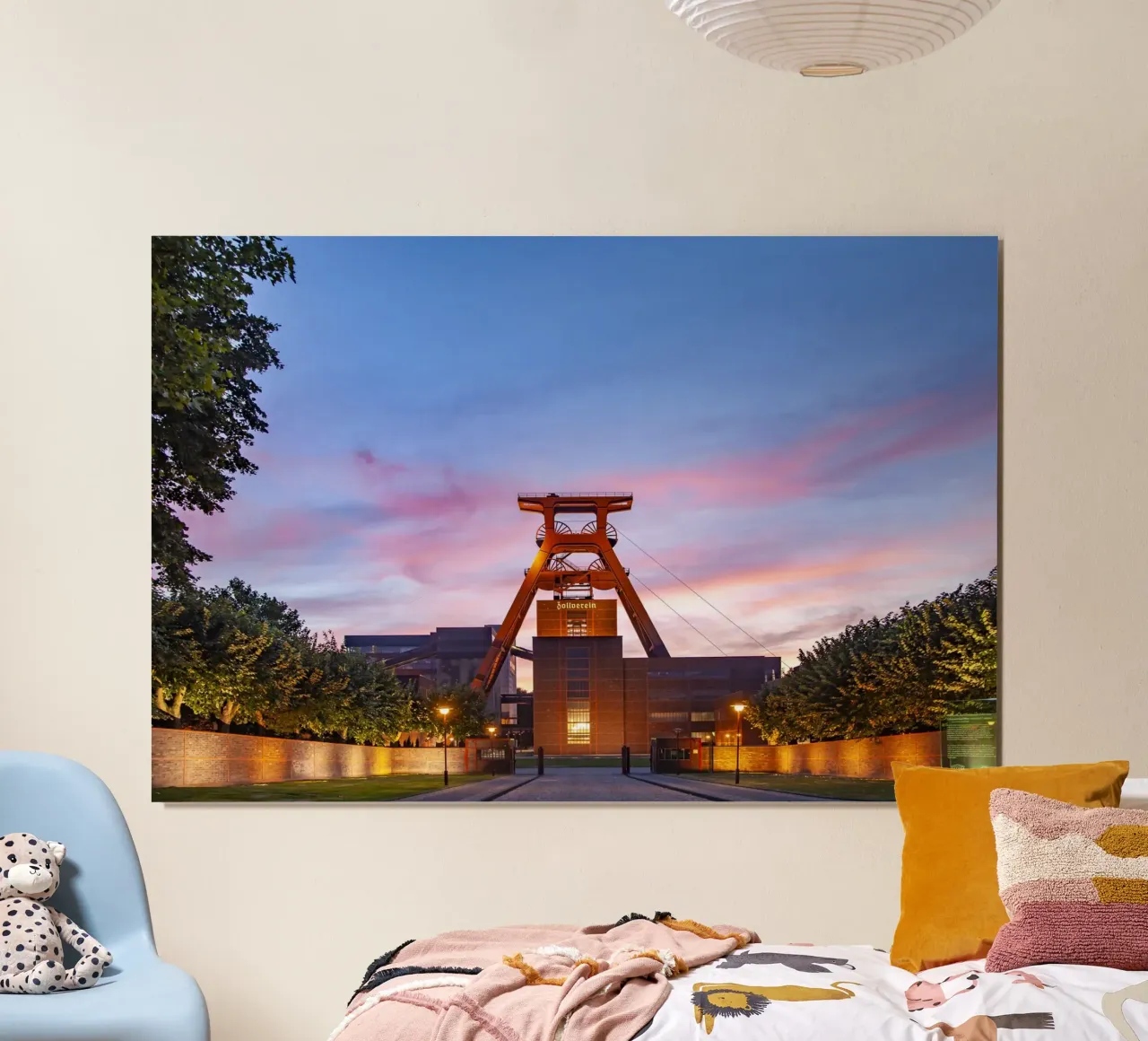 Zeche Zollverein poster con telaio in plastica da Reisefotografie - Bilder aus aller Welt