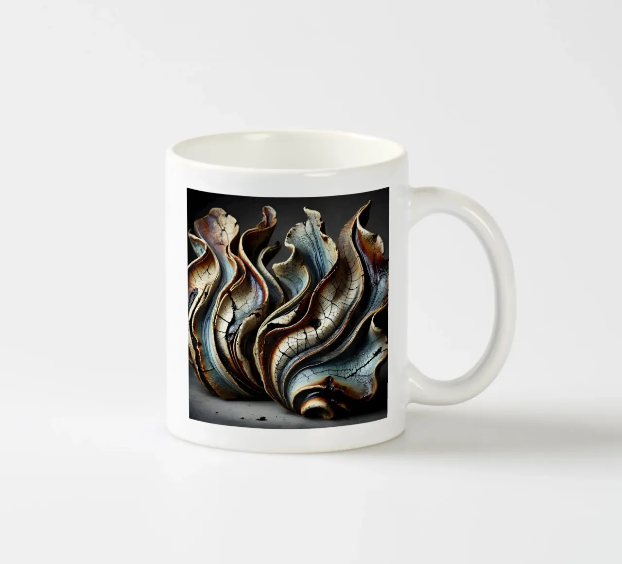 Sculture in ceramica: un linguaggio di design fluido tazza in ceramica da scHio