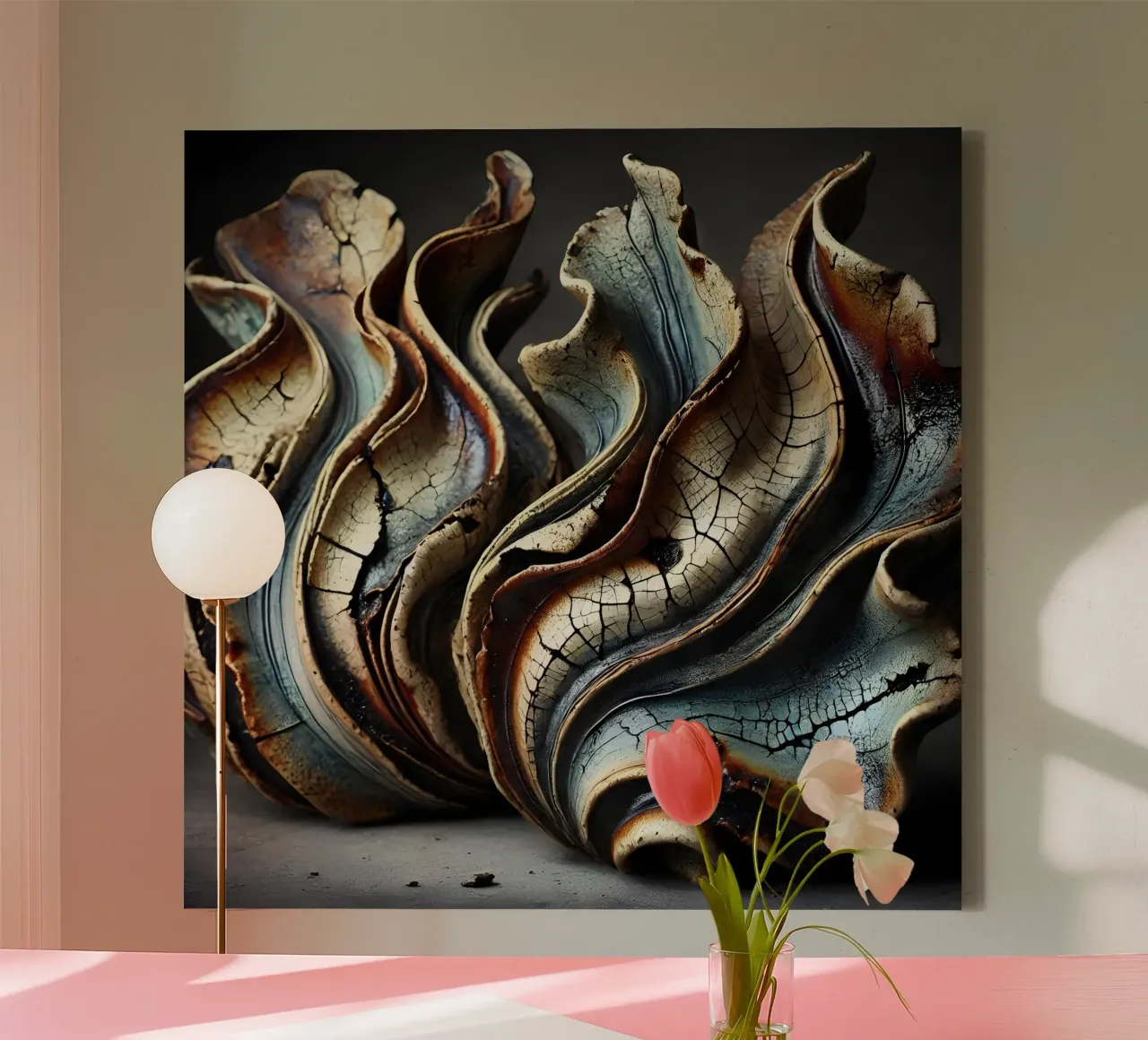 Ceramic sculptures - flowing design language canvas by scHio
