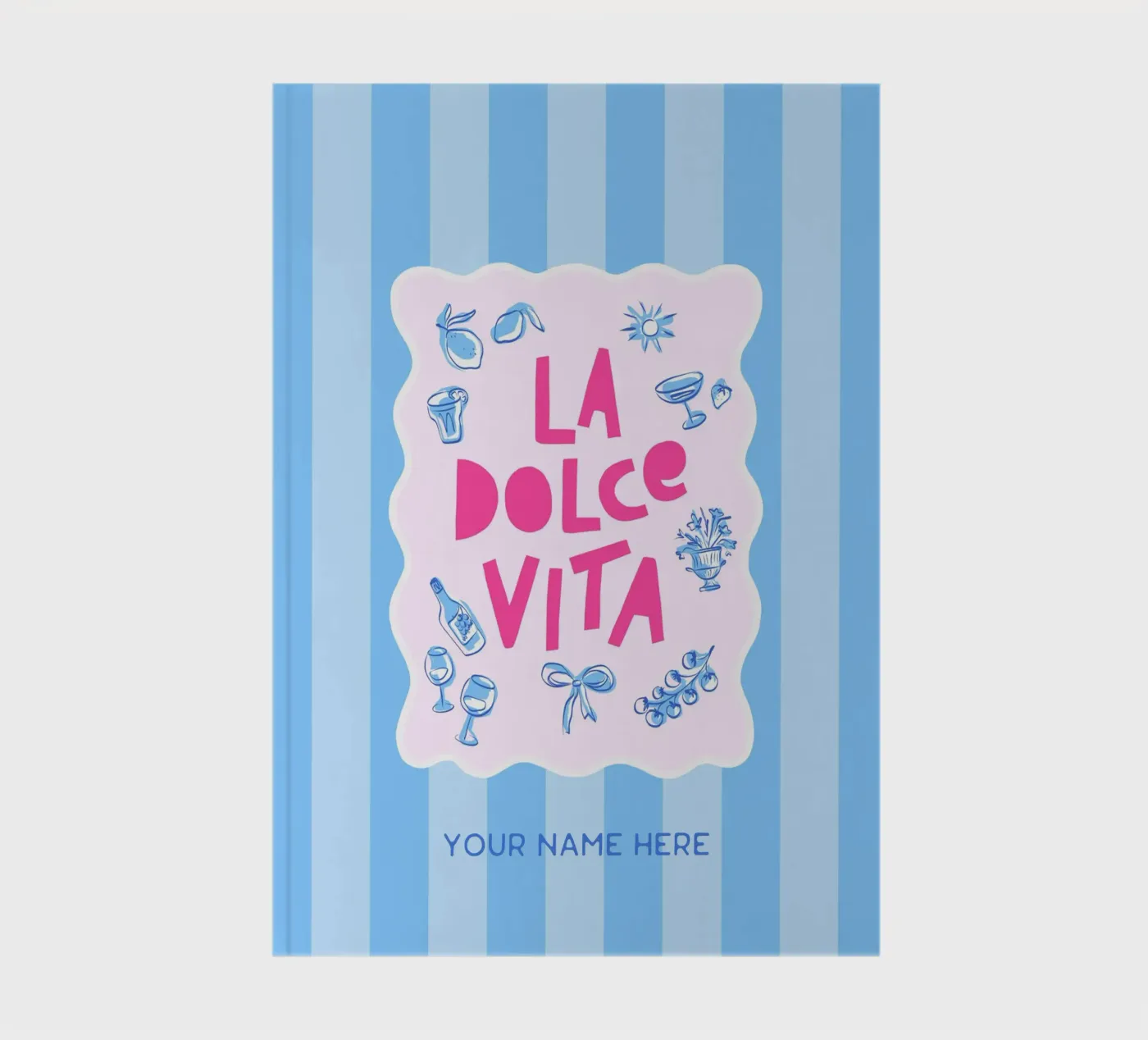 La Dolce Vita - L'estate preppy a righe quaderno da Dominique Vari Words