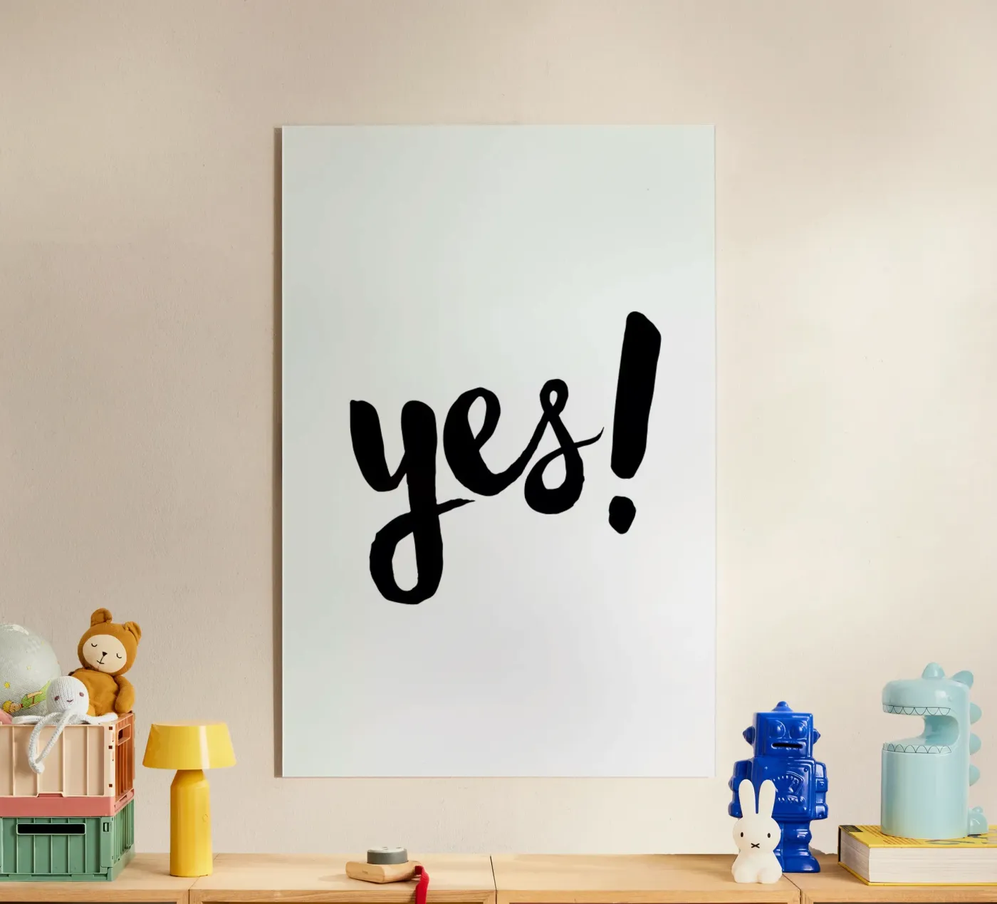Yes plexiglas de Mottos by Sinan Saydik