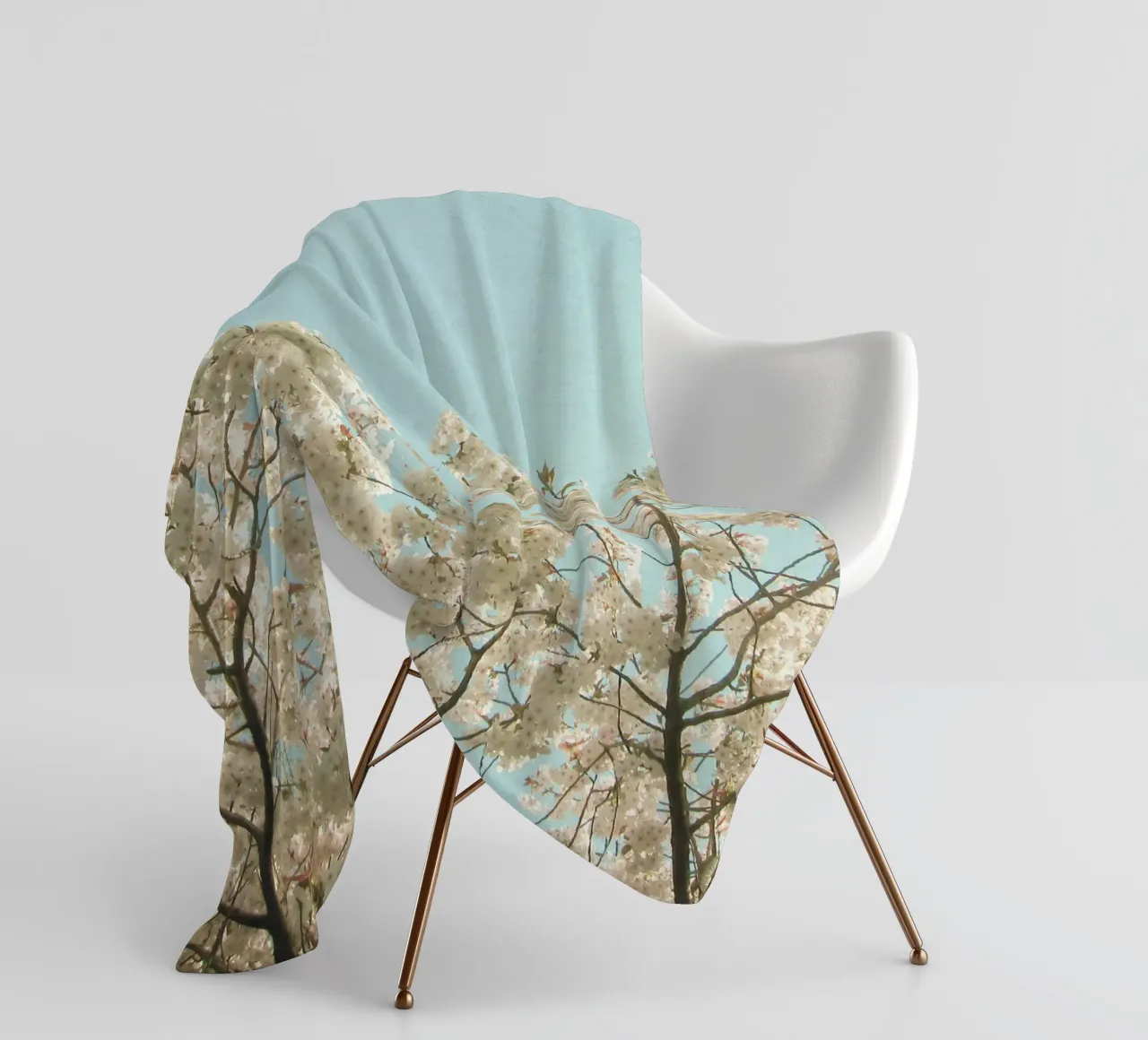 Spring Flowers fleece blanket by Cassia Beck Photography