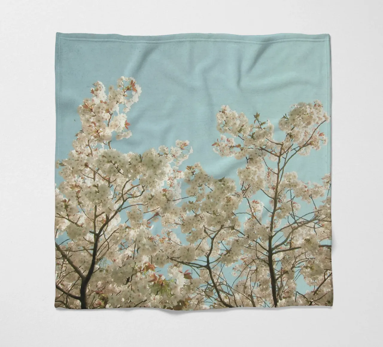Spring Flowers fleece blanket by Cassia Beck Photography