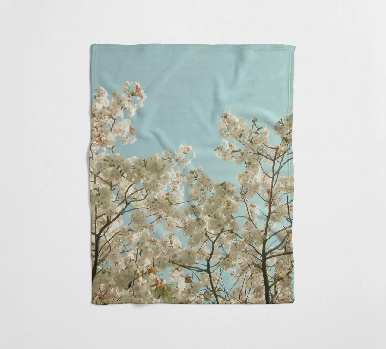 Spring Flowers fleece blanket by Cassia Beck Photography