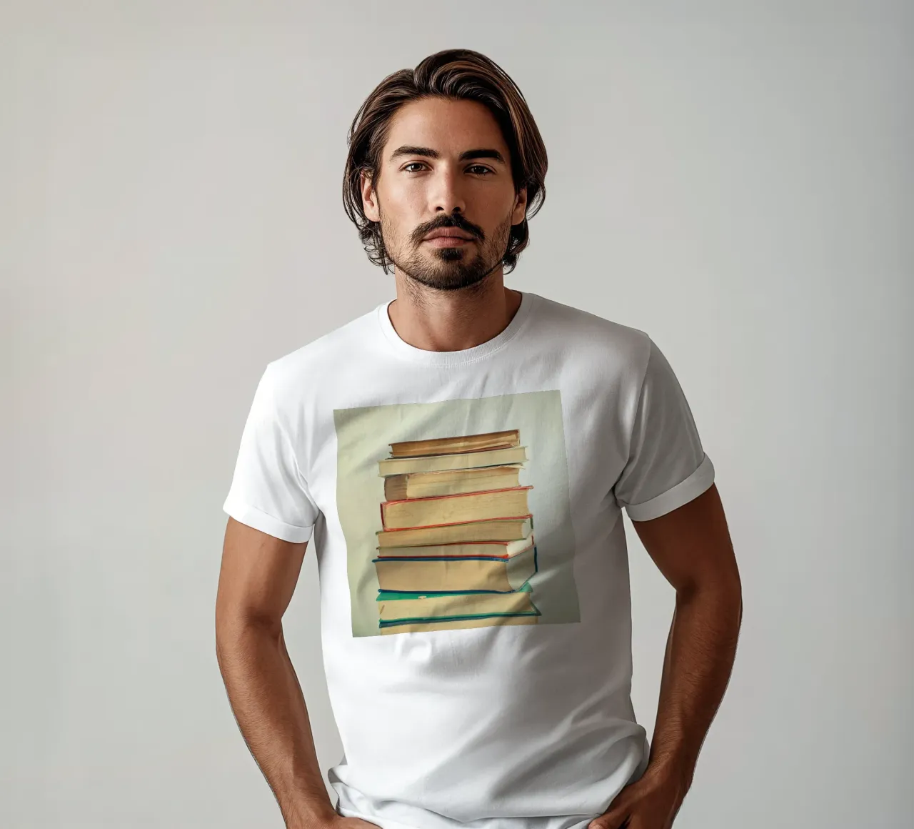 Stack of Books t-shirt by Cassia Beck Photography