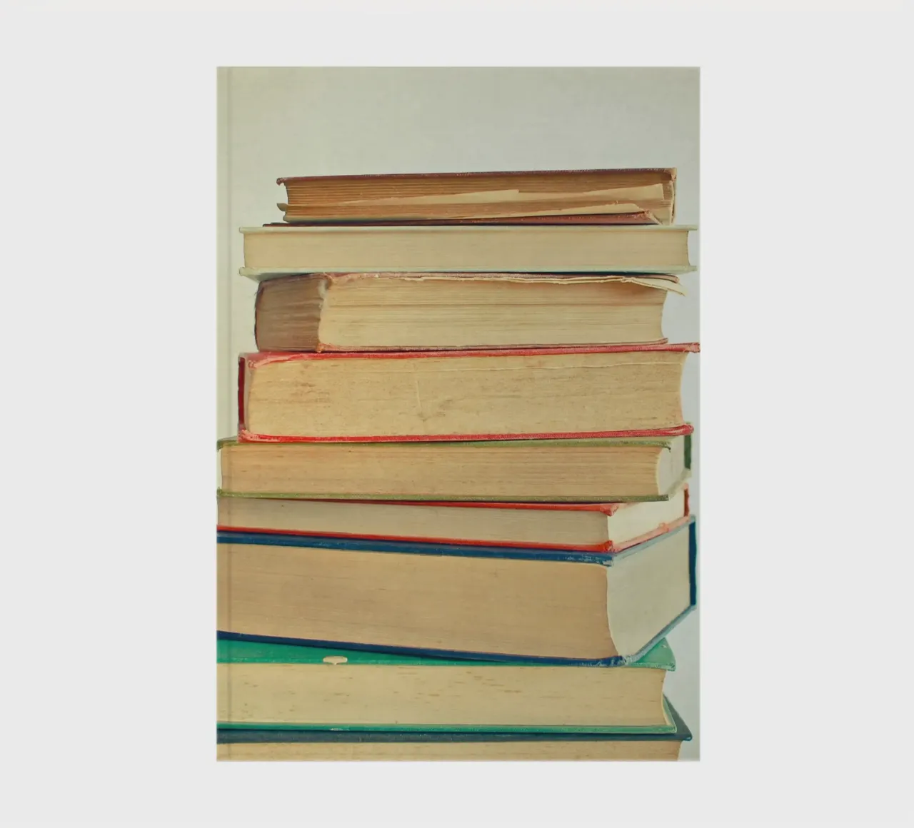 Stack of Books notebook by Cassia Beck Photography
