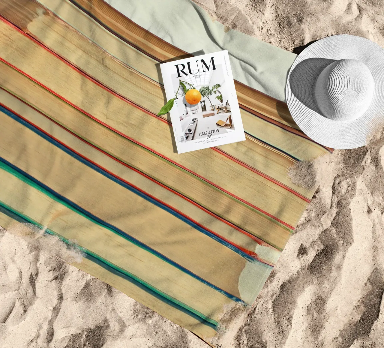Stack of Books beach towel by Cassia Beck Photography