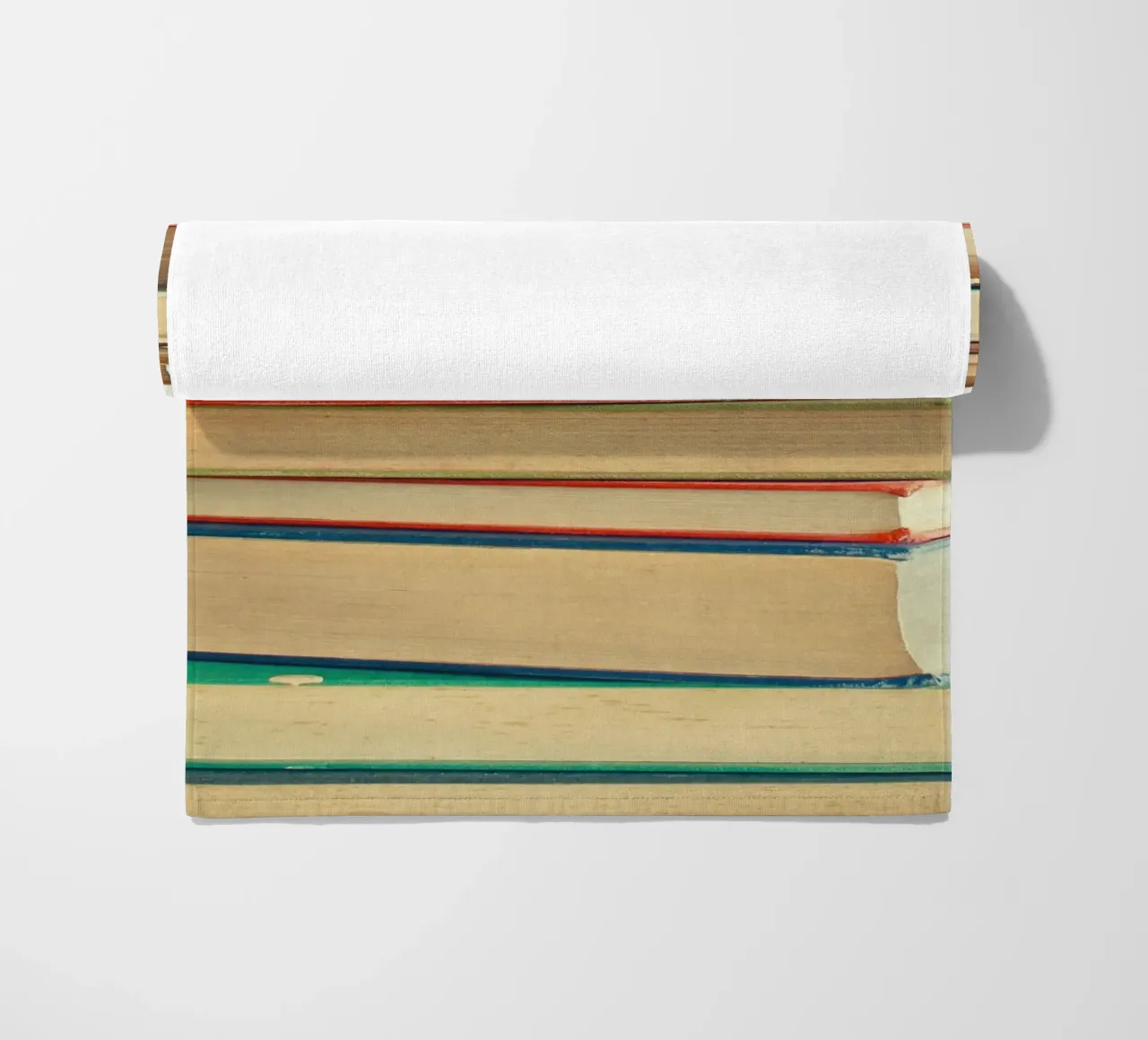 Stack of Books beach towel by Cassia Beck Photography