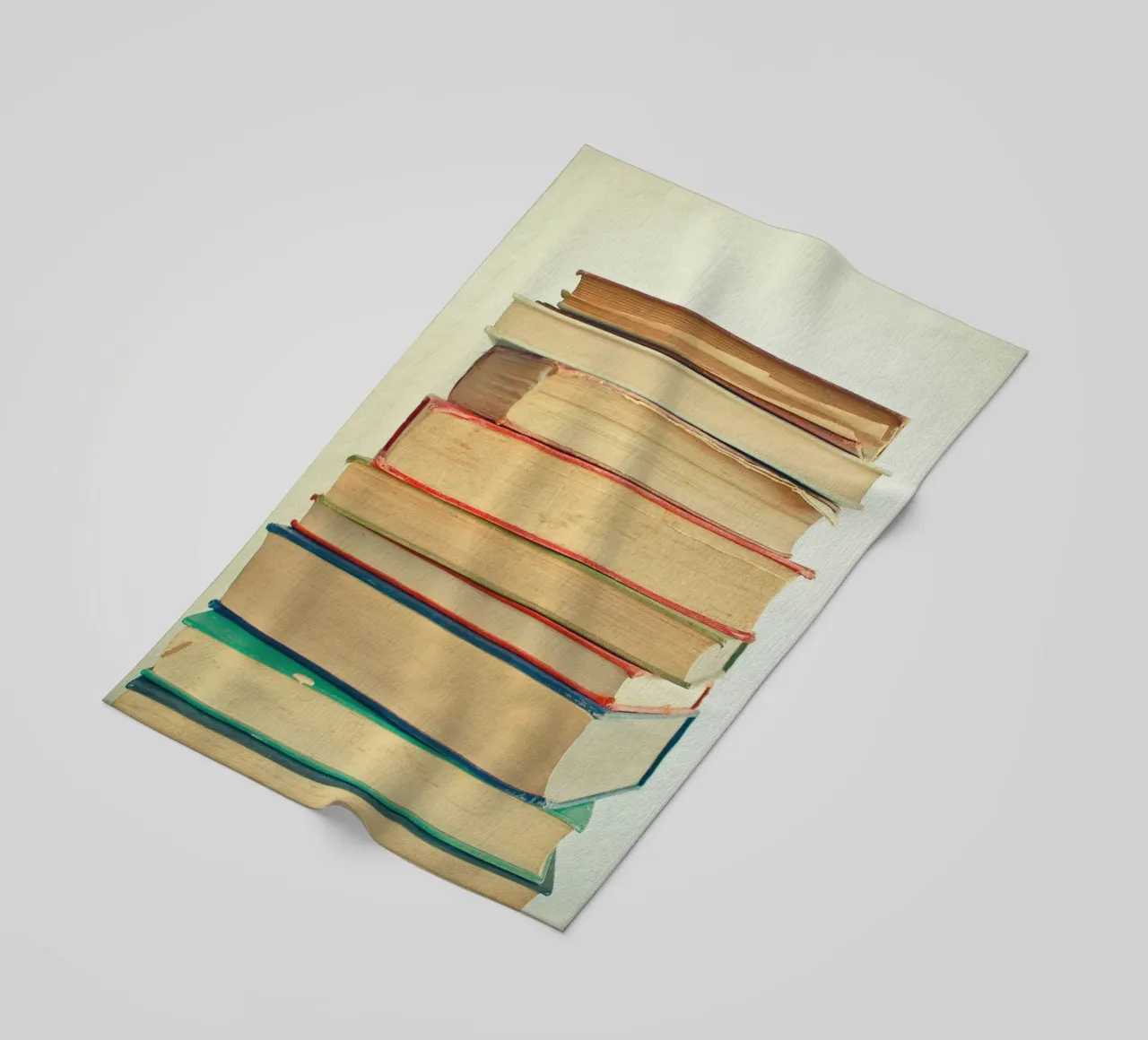 Stack of Books beach towel by Cassia Beck Photography