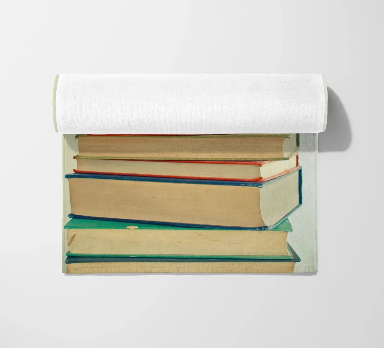 Stack of Books beach towel by Cassia Beck Photography