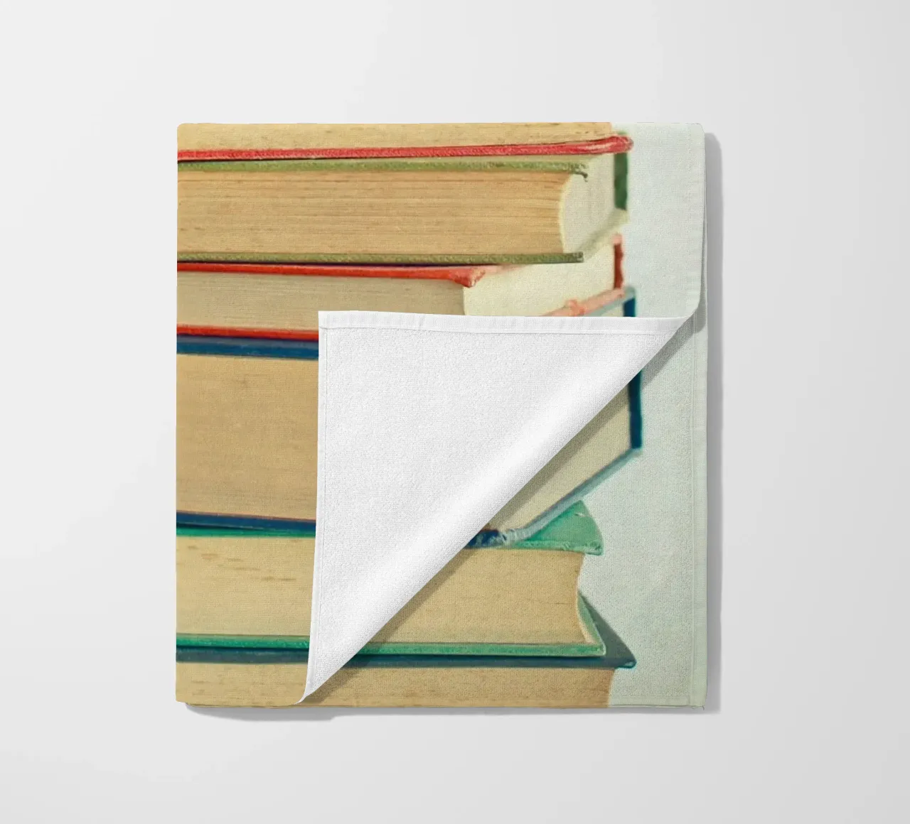 Stack of Books beach towel by Cassia Beck Photography