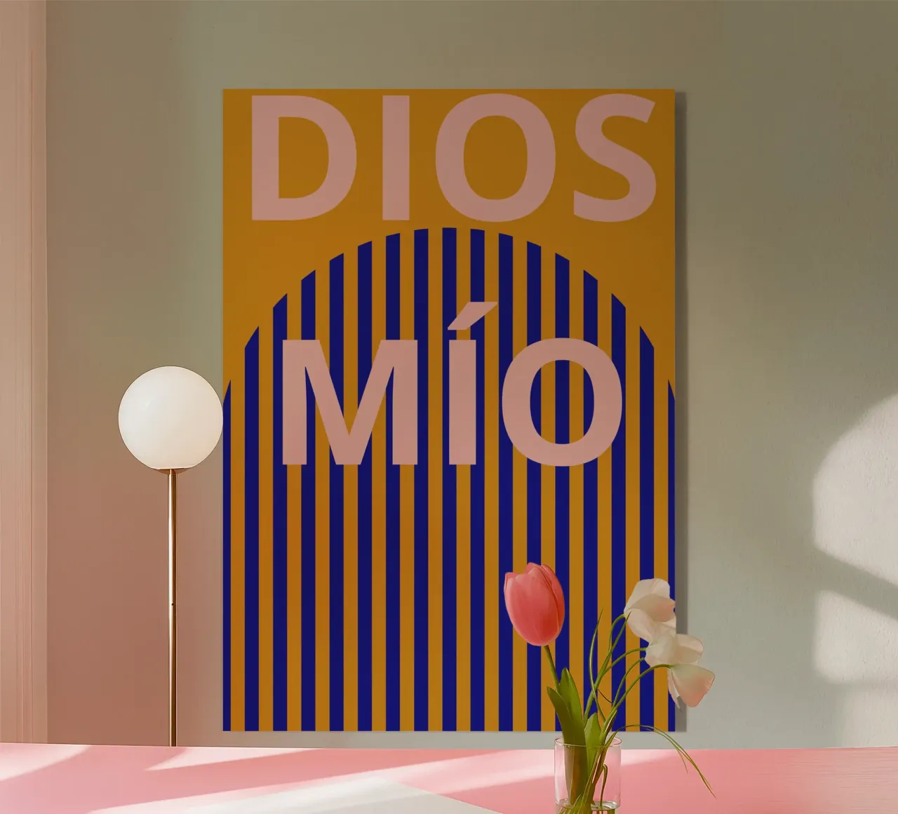 Poster - Dios mío plexiglass da heartswordsonpaper