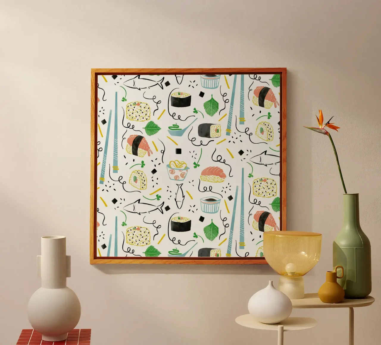 Sushi plexiglass da Moira Scicluna Zahra